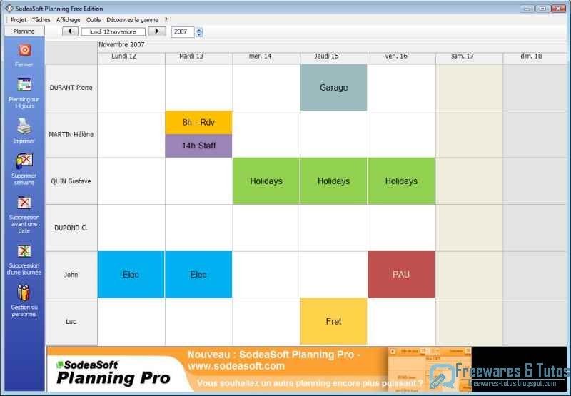 sodeasoft planning free